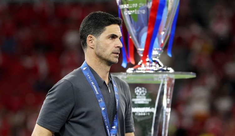 Imagen de Mikel Arteta no ocultó su dolor tras perder la final de la Champions con Arsenal