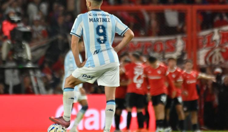 Imagen de El mensaje de Maravilla Martínez luego de un Independiente - Racing para el olvido