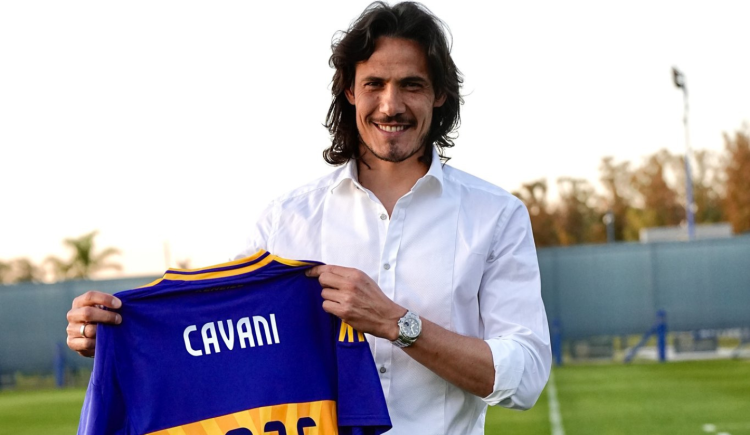 Imagen de Oficial: Edinson Cavani extendió su contrato con Boca