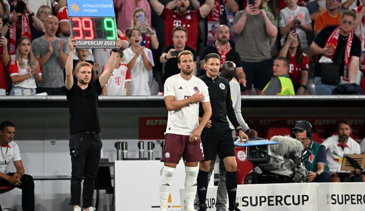 Imagen de Harry Kane y un debut poco feliz con Bayern Münich