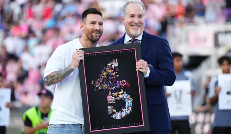 Imagen de El impresionante reconocimiento de Inter Miami a Messi
