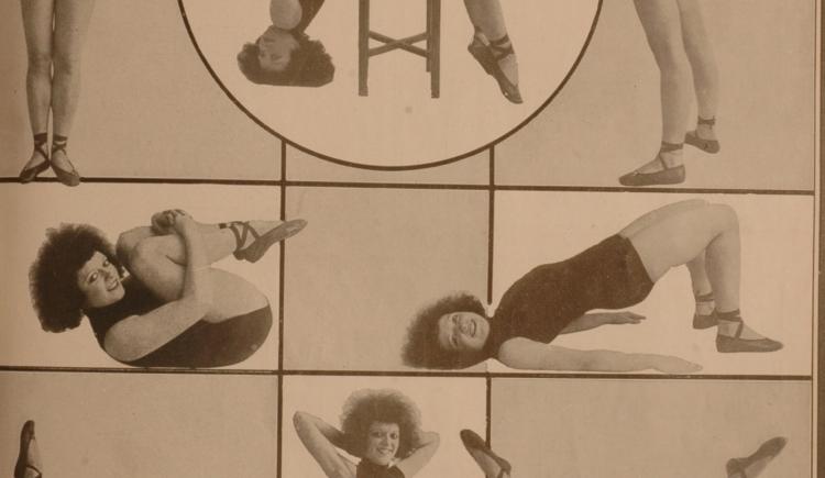 Imagen de 21 de enero de 1928, Hortensia Arnaud y sus clases de gym