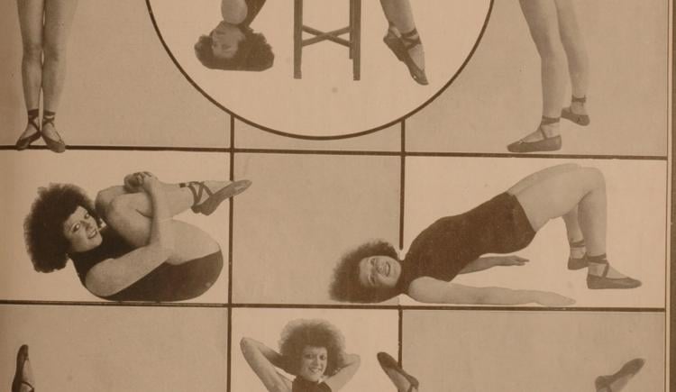 Imagen de 21 de enero de 1928, Hortensia Arnaud y sus clases de gym