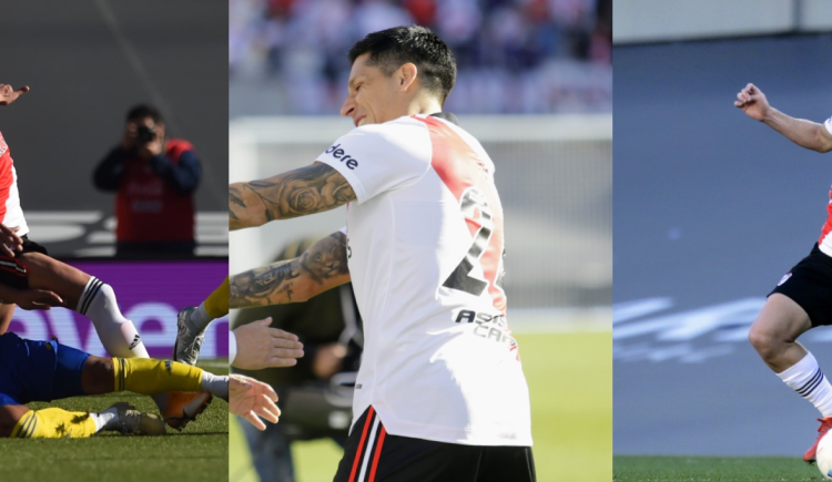 Imagen de RIVER FINALIZÓ EL SUPERCLÁSICO CON TRES LESIONADOS