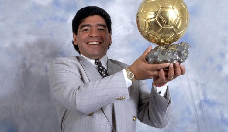 Imagen de MARADONA FUE HOMENAJEADO EN LA GALA DEL BALÓN DE ORO