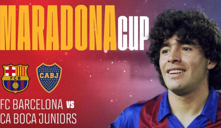 Imagen de MARADONA CUP: BOCA JUNIORS Y BARCELONA HOMENAJEAN A DIEGO