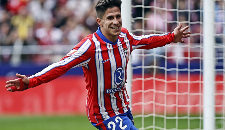 Imagen de La dinastía continúa: Giuliano Simeone anotó su primer gol en Atlético de Madrid en el triunfo ante Las Palmas