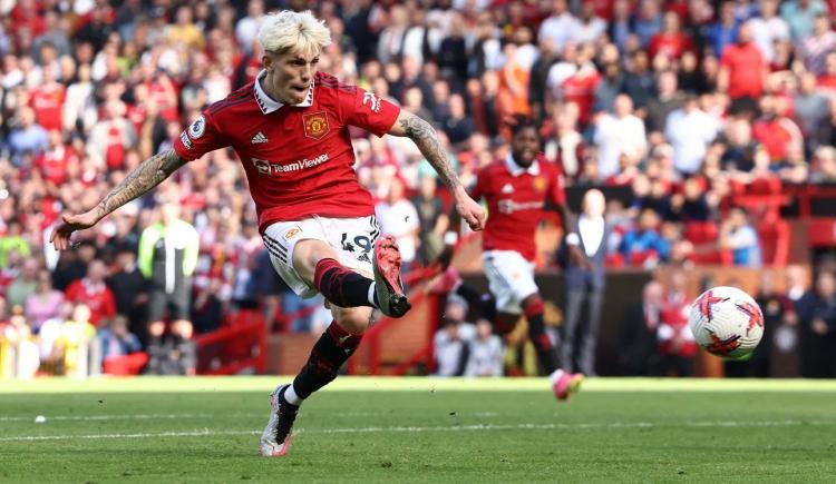 Imagen de Alejandro Garnacho volvió a jugar y anotó en el triunfo de Manchester United