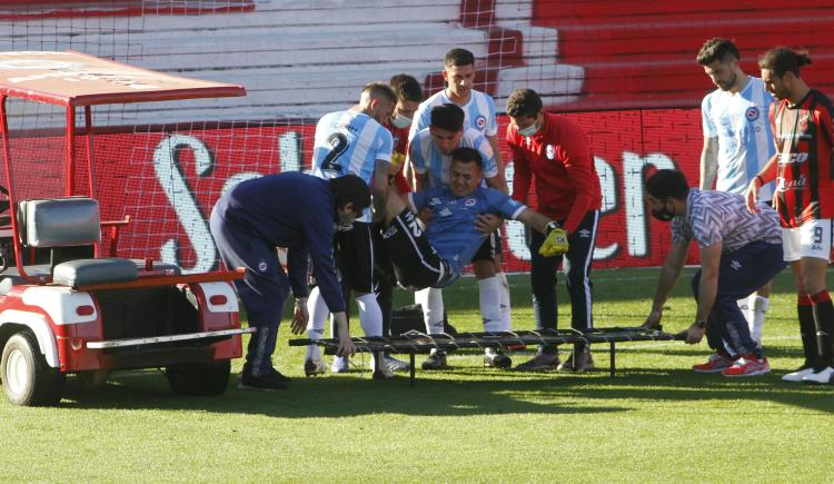 Imagen de DURA LESIÓN DEL ARQUERO DE ARGENTINOS JUNIORS