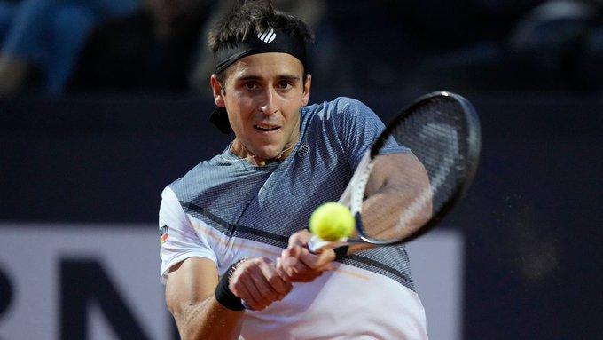 Imagen de El sueño de Etcheverry en Roma se topó con Novak Djokovic