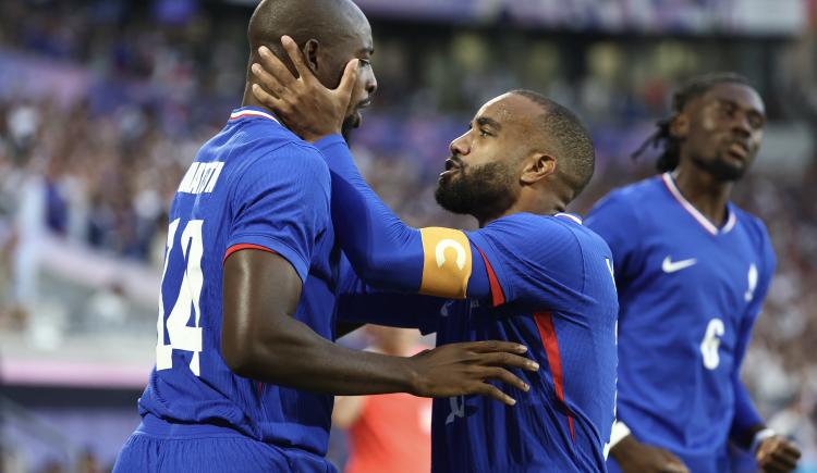 Imagen de El gol de Francia para abrir el marcador ante Argentina