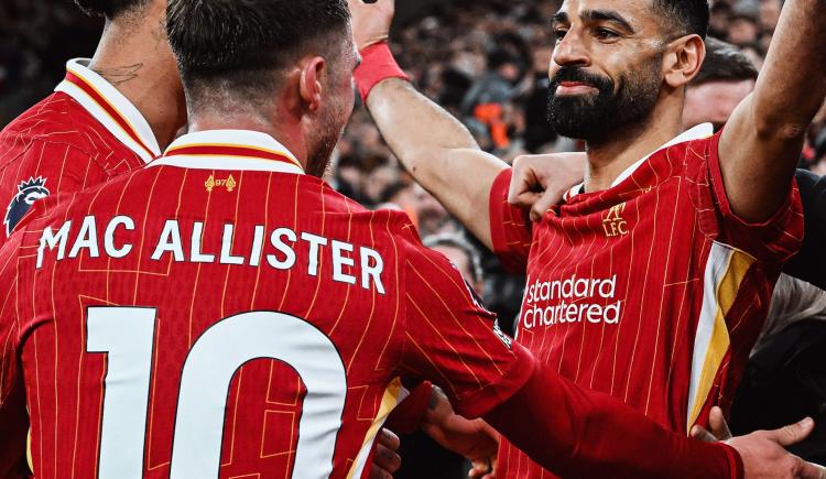 Imagen de Alexis Mac Allister y Liverpool le propinaron la cuarta derrota seguida a Guardiola en la Premier League