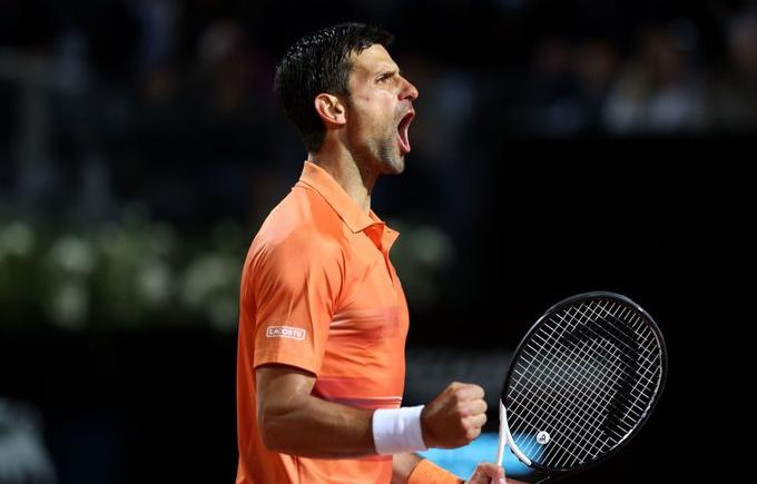 Imagen de Novak Djokovic, otra vez monarca en Roma
