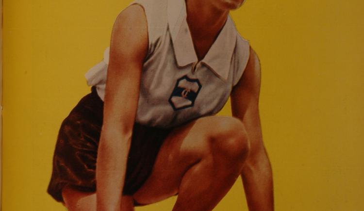 Imagen de 27 de marzo de 1937, la atleta Leonor Celi