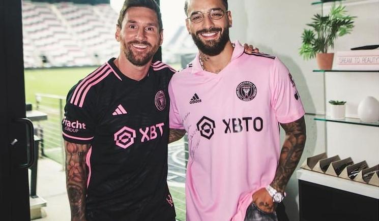 Imagen de Messi se movió como uno más al ritmo de Maluma