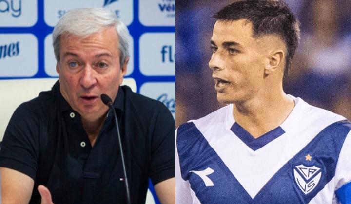 Imagen de La clara advertencia del presidente de Vélez a River sobre Valentín Gómez