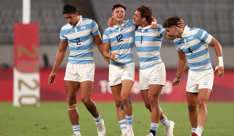 Imagen de Los Pumas 7's, invictos a cuartos de final