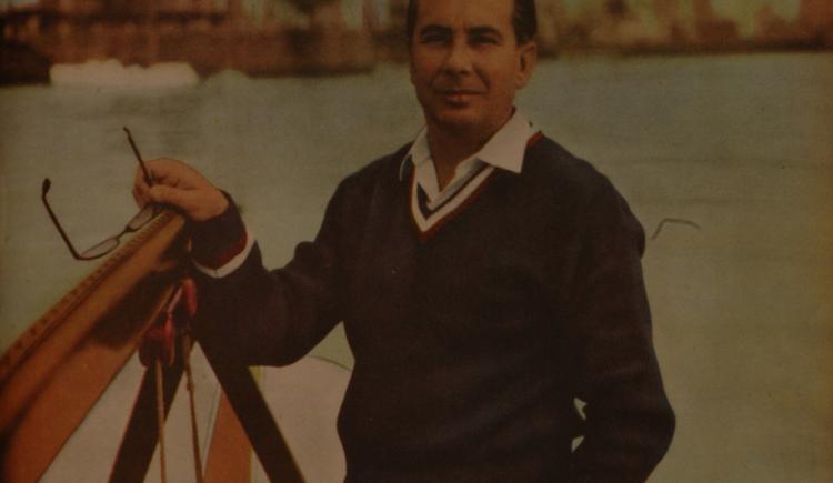 Imagen de 21 de Octubre de 1959, el Yachting y Jorge Salas Chávez