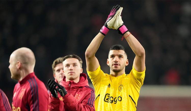 Imagen de Gerónimo Rulli fue figura en la clasificación de Ajax