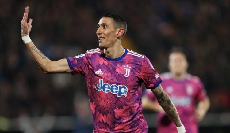 Imagen de Juventus, con Di María de titular, visita a la Roma de Dybala