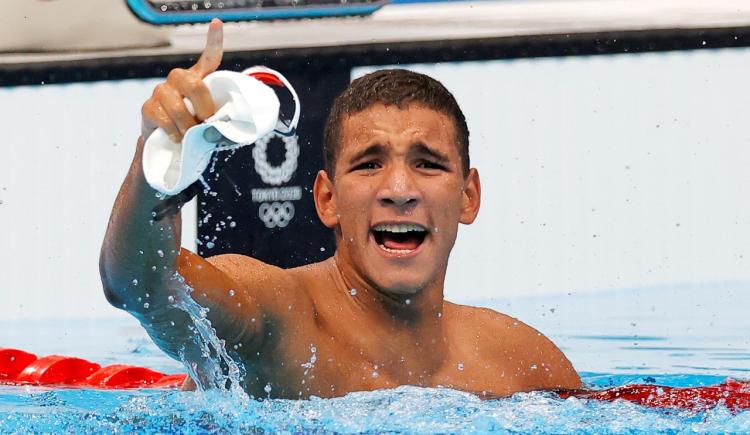 Imagen de TOKIO 2020: AHMED HAFNAOUI, EL DESCONOCIDO NADADOR TUNECINO QUE SORPRENDIÓ AL MUNDO