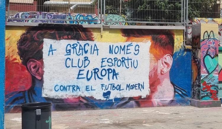 Imagen de Vandalizaron un mural de Messi y Yamal a horas de su creación