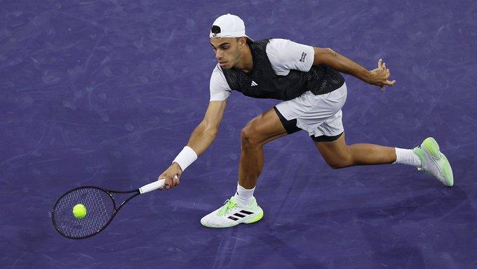 Imagen de Francisco Cerúndolo, el único argentino sobreviviente en el Masters 1000 de Miami