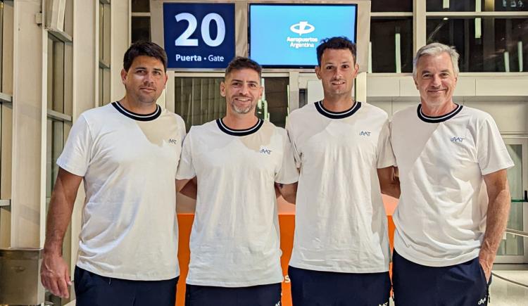 Imagen de La travesía de Argentina en la Copa Davis: un viaje de casi 40 horas hacia Corea del Sur