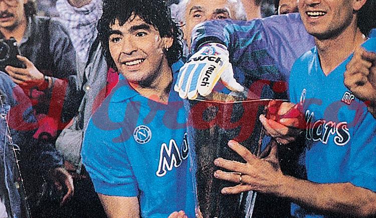 Imagen de Napoli campeón europeo y la promesa incumplida a Maradona