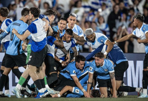 Imagen de El histórico gol de Manuel Ugarte para una soñada victoria uruguaya
