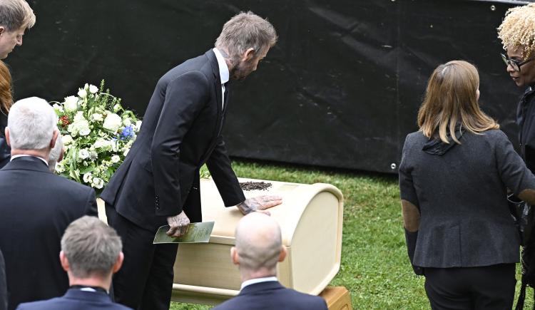 Imagen de Sven-Gorän Eriksson tuvo su último adiós y asistió David Beckham
