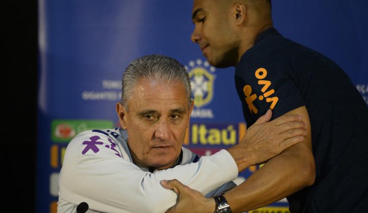 Imagen de Tite, rendido a los pies de Casemiro