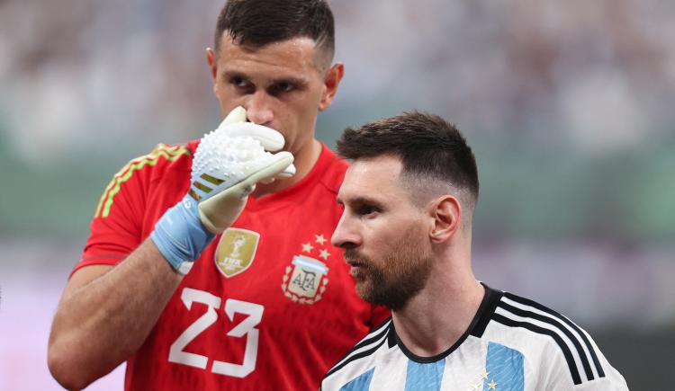 Imagen de Dibu Martínez sobre Messi: “Cualquier decisión que tome va a estar bien”