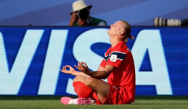 Imagen de Haaland, el goleador serial que es ídolo de los niños: doblete en el debut ante Irak
