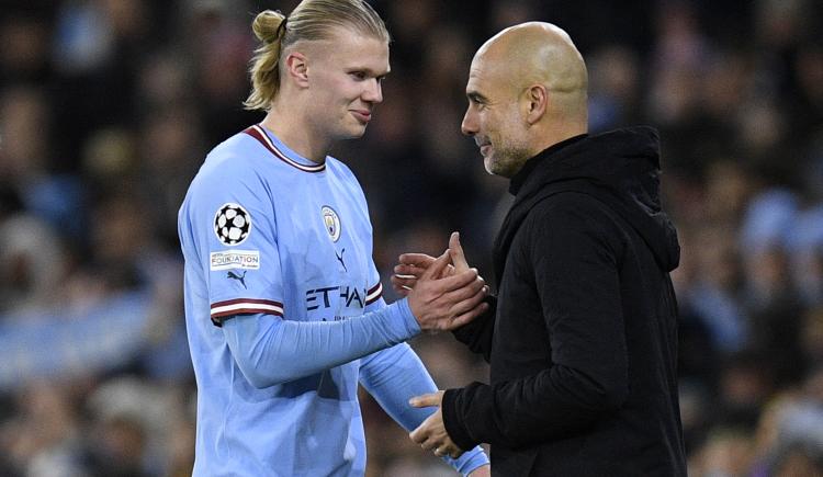 Imagen de La confesión de Erling Haaland tras ser reemplazado por Guardiola