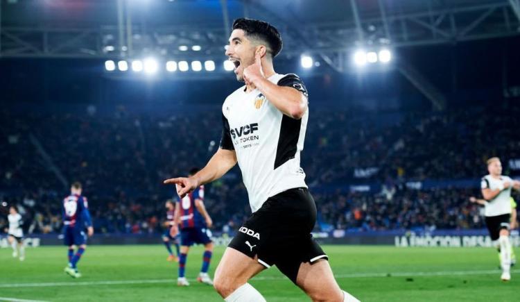 Imagen de VALENCIA LE GANÓ EL CLÁSICO A LEVANTE