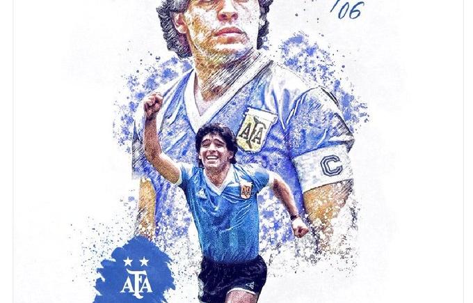 Imagen de El recuerdo de AFA y la Liga Profesional a Diego Maradona en el Día del Futbolista