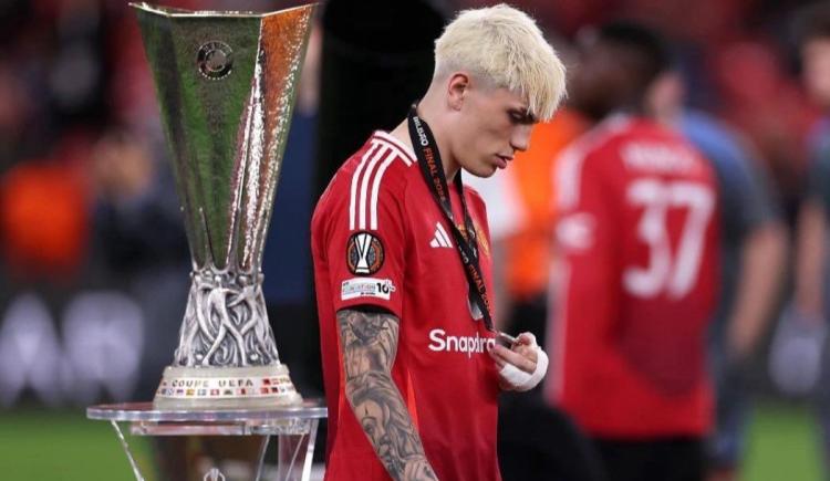 Imagen de Garnacho explotó tras perder la Europa League y puso en duda su continuidad en Manchester United