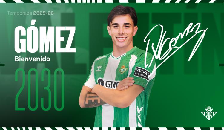 Imagen de Ahora sí: Valentín Gómez fue presentado en Betis