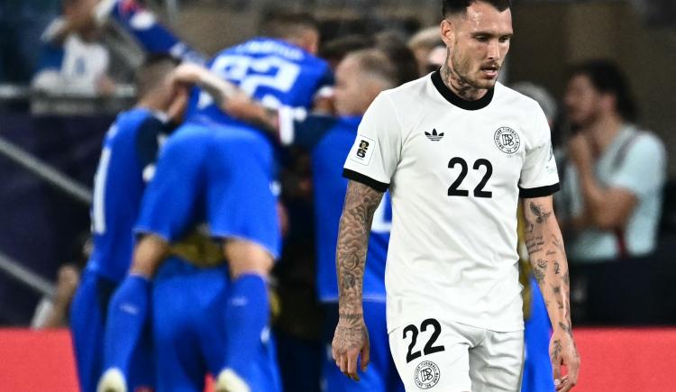 Imagen de Alemania recibió un golpazo inesperado en su debut en las Eliminatorias