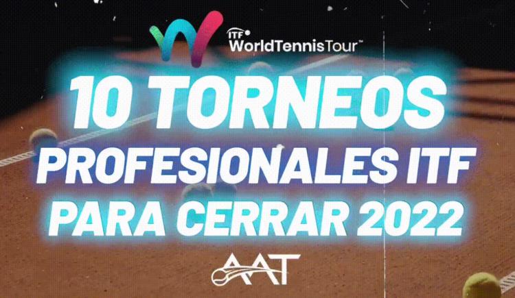 Imagen de Argentina tendrá diez torneos ITF para el último trimestre