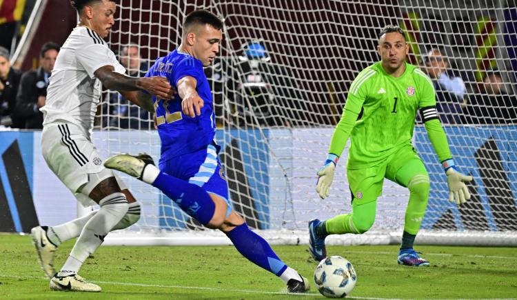 Imagen de Lautaro Martínez sació su sed goleadora ante Costa Rica