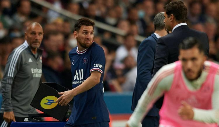 Imagen de EL ENOJO DE LIONEL MESSI TRAS SALIR REEMPLAZADO EN PSG