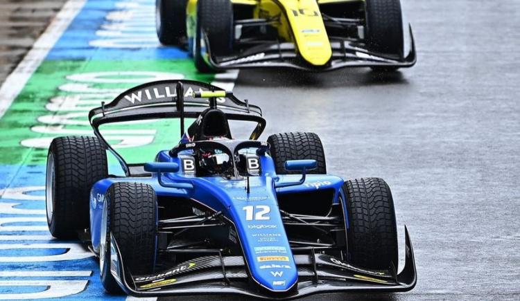 Imagen de Bajo la lluvia, Franco Colapinto terminó quinto en la Sprint de Silverstone
