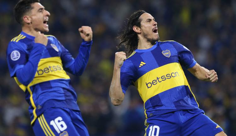 Imagen de Merentiel y Cavani, las buenas noticias en Boca para encarar la semana