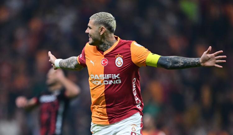 Imagen de Plaqueta, gol y triunfo para Mauro Icardi con Galatasaray