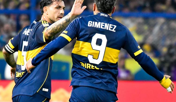 Imagen de Otro toque de distinción de Paredes para abrir la puerta del empate de Boca
