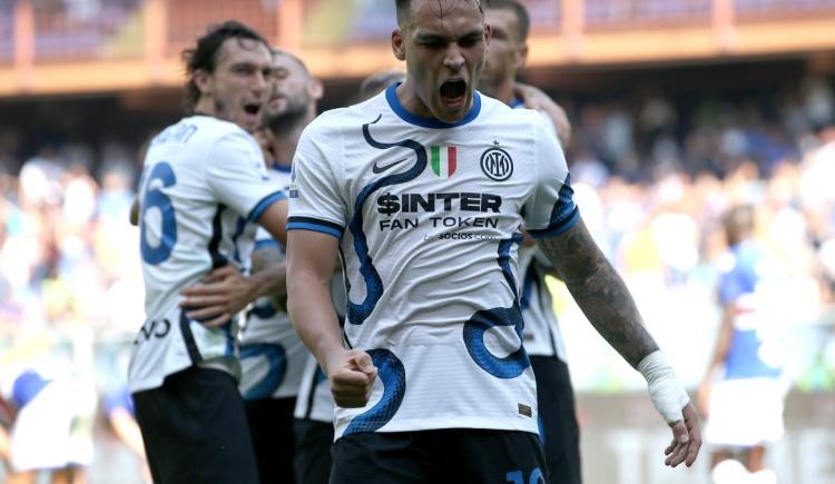 Imagen de LAUTARO MARTÍNEZ CONVIRTIÓ EN EL EMPATE DE INTER ANTE SAMPDORIA