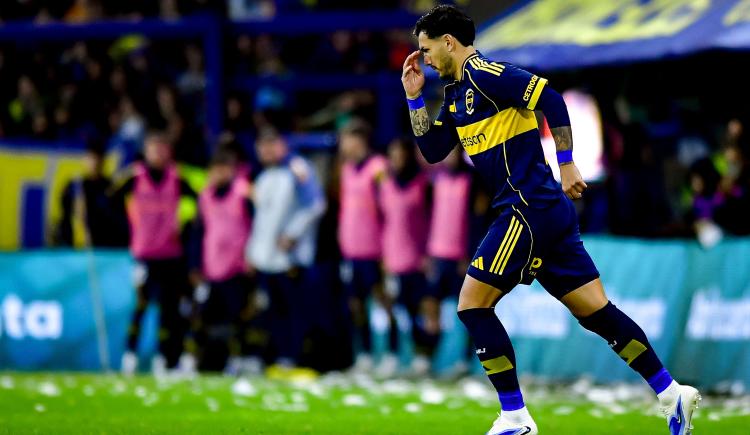 Imagen de El partido de Leandro Paredes ante Unión