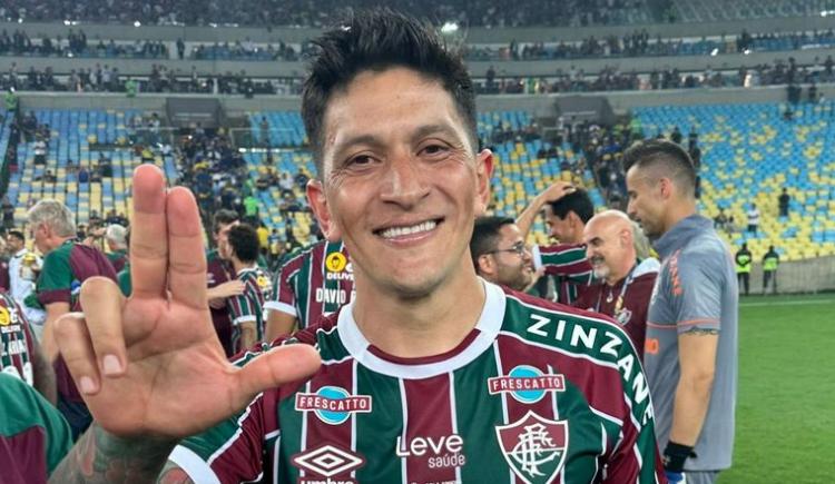 Imagen de Germán Cano, elegido como el mejor jugador de América